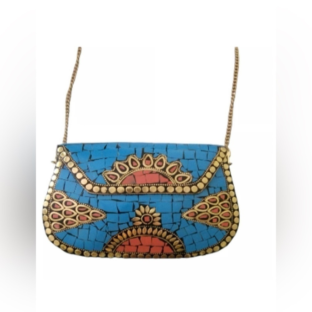 BRAND NEW RAMLA MOSAIC HANDMADE BAG - Picture 2 of 6